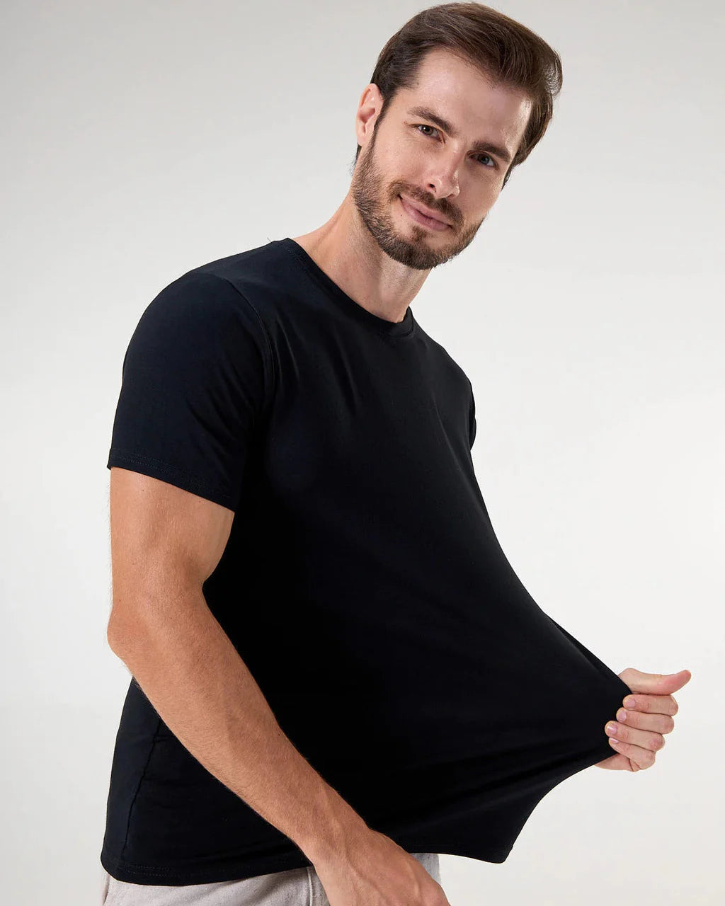 Kit de Camisetas Básicas - Algodão Egípicio