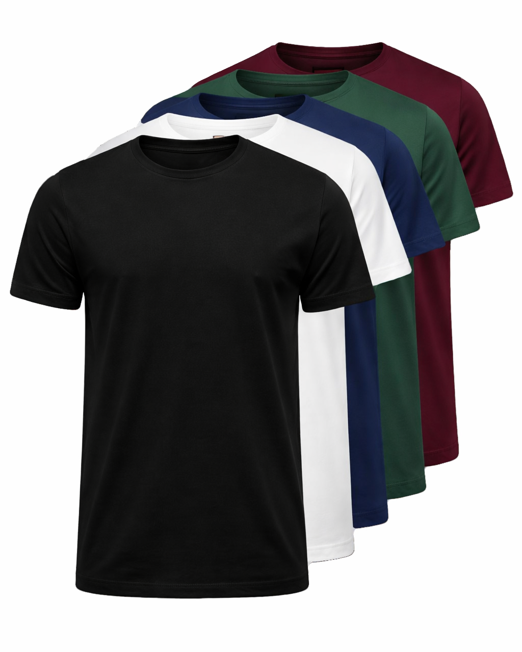 Kit de Camisetas Básicas - Algodão Egípicio